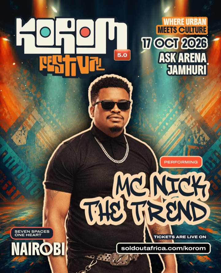 MC Nick the Trend performing at Korom Festival 5.0